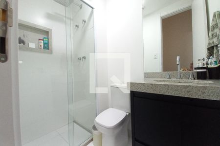 Banheiro da Suíte de apartamento à venda com 3 quartos, 133m² em Jardim Brasil, Campinas