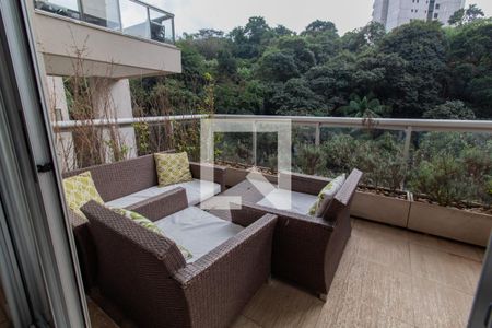 Varanda da Sala de apartamento para alugar com 2 quartos, 142m² em Parque do Morumbi, São Paulo