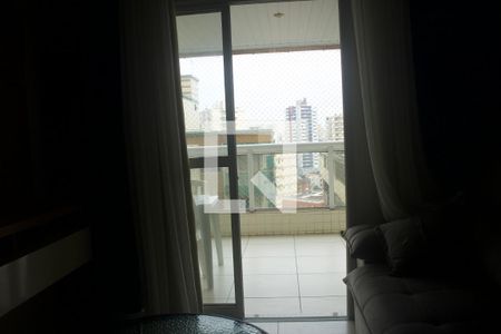 Vista Sala de apartamento para alugar com 2 quartos, 86m² em Vila Tupi, Praia Grande