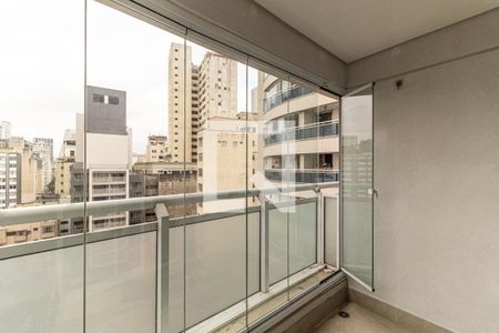 Varanda de kitnet/studio para alugar com 1 quarto, 45m² em Santa Efigênia, São Paulo