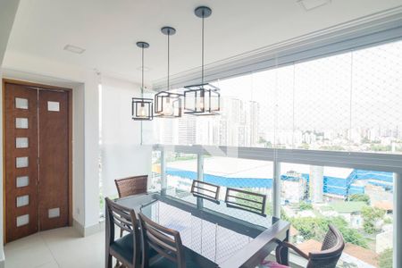 Varanda Gourmet de apartamento à venda com 2 quartos, 83m² em Parque Bandeirante, Santo André