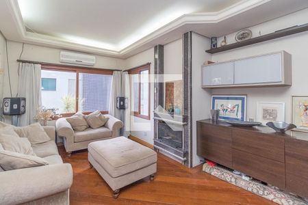 Sala de apartamento à venda com 3 quartos, 137m² em Petrópolis, Porto Alegre