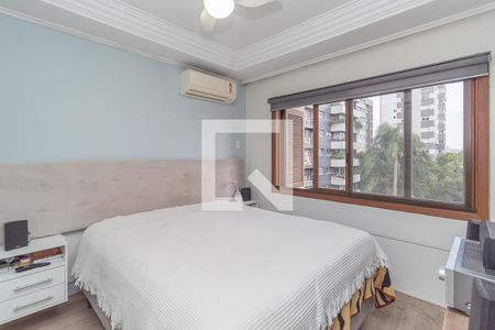 Quarto Suíte de apartamento à venda com 3 quartos, 137m² em Petrópolis, Porto Alegre