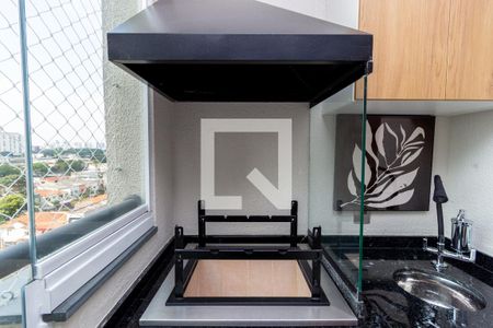 Detalhe - Varanda de apartamento à venda com 2 quartos, 59m² em Pari, São Paulo