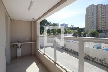 Varanda gourmet de apartamento para alugar com 2 quartos, 59m² em Além Ponte, Sorocaba