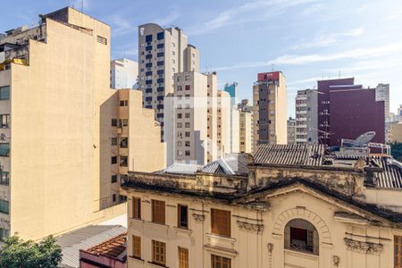 Vista do Studio de kitnet/studio para alugar com 1 quarto, 26m² em República, São Paulo