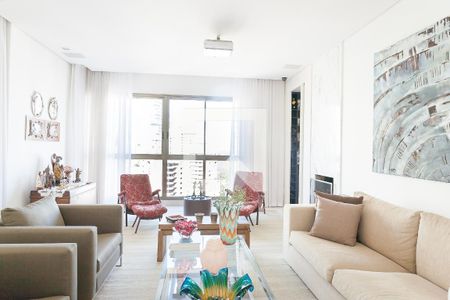 sala de apartamento à venda com 4 quartos, 272m² em Vila da Serra, Nova Lima