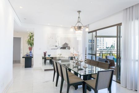 sala jantar de apartamento à venda com 4 quartos, 272m² em Vila da Serra, Nova Lima