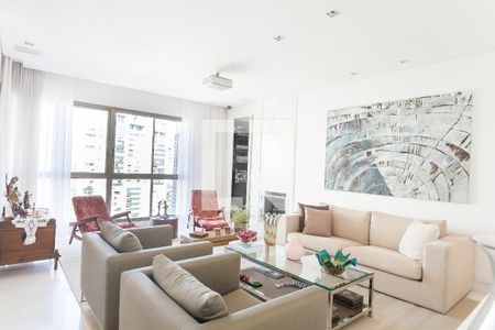 sala de apartamento à venda com 4 quartos, 272m² em Vila da Serra, Nova Lima