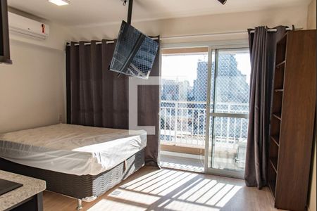 Sala/quarto de kitnet/studio para alugar com 1 quarto, 26m² em Liberdade, São Paulo