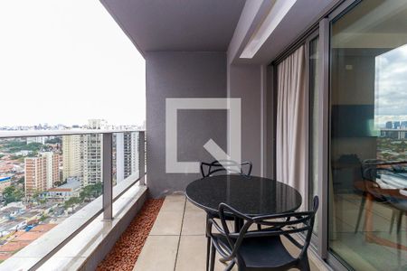 Studio - Varanda de kitnet/studio à venda com 1 quarto, 43m² em Brooklin, São Paulo