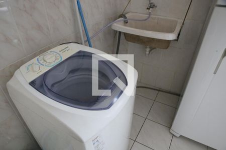 Máquina de lavar  de kitnet/studio para alugar com 1 quarto, 44m² em Vila Caiçara, Praia Grande