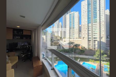 Varanda da Sala de apartamento à venda com 3 quartos, 101m² em Vila da Serra, Nova Lima