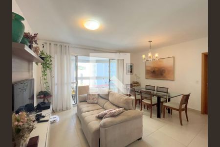 Sala de apartamento à venda com 3 quartos, 101m² em Vila da Serra, Nova Lima