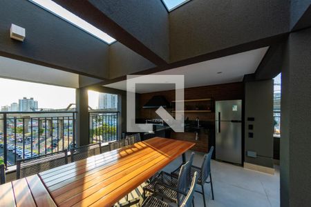 Área comum - Sala Gourmet de kitnet/studio à venda com 1 quarto, 26m² em Jardim Independência, São Paulo