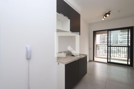 Studio - ambiente cozinha de kitnet/studio para alugar com 1 quarto, 26m² em Jardim Independência, São Paulo