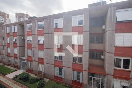 Vista da Sala de apartamento à venda com 1 quarto, 43m² em Jardim Itu, Porto Alegre