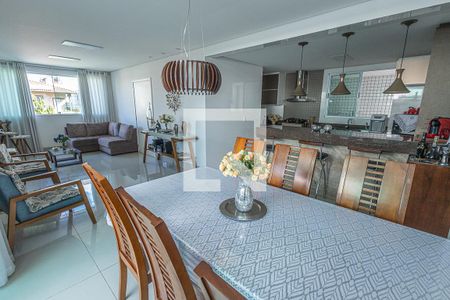 Sala de apartamento à venda com 4 quartos, 242m² em Castelo, Belo Horizonte