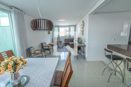 Sala de apartamento à venda com 4 quartos, 242m² em Castelo, Belo Horizonte