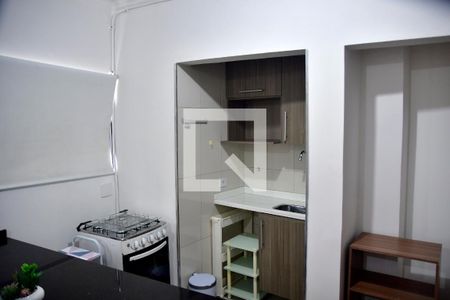 Cozinha de kitnet/studio à venda com 1 quarto, 31m² em Sé, São Paulo