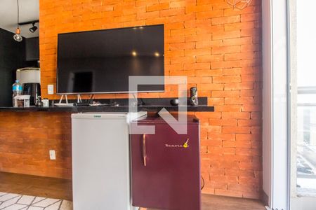 Sala de TV de apartamento à venda com 1 quarto, 52m² em Alphaville Industrial, Barueri