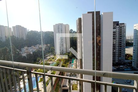 Varanda da Sala de apartamento para alugar com 2 quartos, 50m² em Vila Andrade, São Paulo