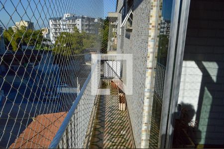 Varanda da Sala de apartamento à venda com 3 quartos, 65m² em Taquara, Rio de Janeiro