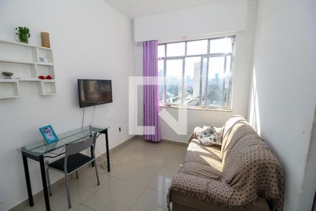 Sala de Estar de apartamento à venda com 2 quartos, 52m² em Centro, Rio de Janeiro