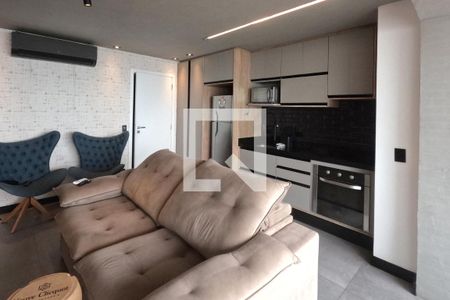 Sala de apartamento para alugar com 2 quartos, 68m² em José Menino, Santos