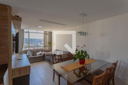 Sala de apartamento à venda com 4 quartos, 92m² em Silveira, Belo Horizonte