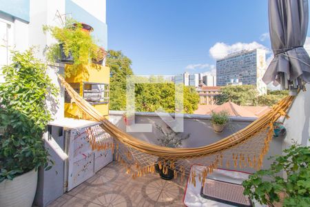 Varanda da Sala de apartamento para alugar com 1 quarto, 64m² em Cidade Baixa, Porto Alegre