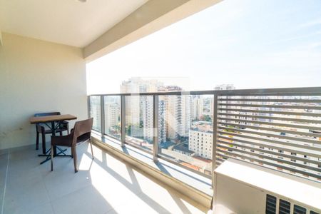 Sacada da Sala e Quarto de apartamento para alugar com 1 quarto, 37m² em Vila Monte Alegre, São Paulo