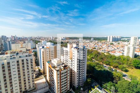 Vista da Sacada da Sala e Quarto de apartamento para alugar com 1 quarto, 37m² em Vila Monte Alegre, São Paulo