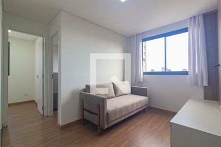Sala de apartamento para alugar com 1 quarto, 34m² em Centro, Curitiba