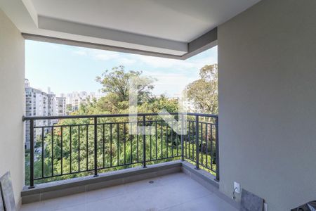 Varanda da Sala de apartamento para alugar com 2 quartos, 66m² em Santo Amaro, São Paulo