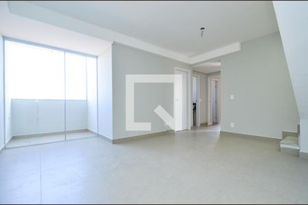 Sala de estar de apartamento à venda com 3 quartos, 126m² em Ipiranga, Belo Horizonte