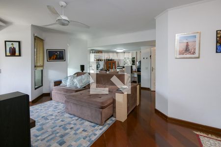 Sala de apartamento à venda com 3 quartos, 143m² em Brooklin, São Paulo