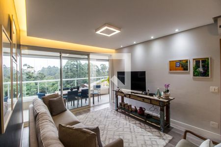 Sala de TV de apartamento à venda com 3 quartos, 138m² em Centro Empresarial Tamboré, Santana de Parnaíba