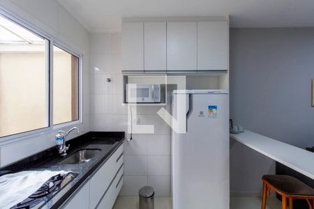 Sala e Cozinha Integrada  de apartamento à venda com 2 quartos, 42m² em Vila Guilhermina, São Paulo