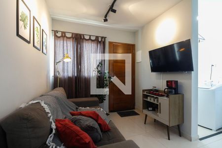Sala  de apartamento à venda com 1 quarto, 40m² em Vila Guilhermina, São Paulo