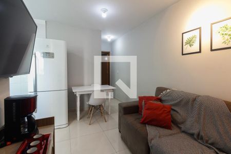 Sala  de apartamento para alugar com 1 quarto, 40m² em Vila Guilhermina, São Paulo