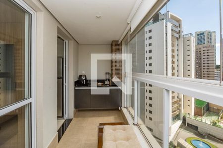 Varanda da Sala de apartamento à venda com 2 quartos, 74m² em Vila da Serra, Nova Lima