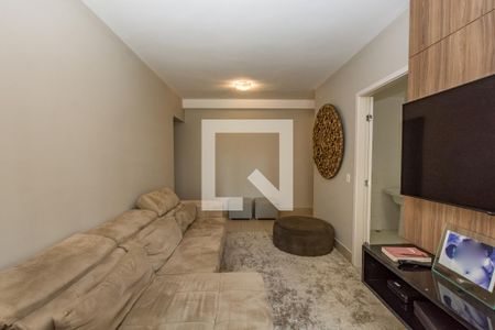 Sala de apartamento à venda com 2 quartos, 74m² em Vila da Serra, Nova Lima