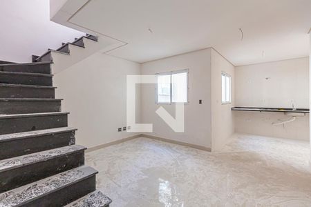 Sala de apartamento à venda com 2 quartos, 101m² em Vila Pires, Santo André