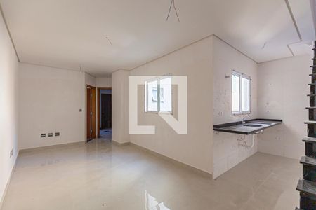 Sala de apartamento à venda com 2 quartos, 100m² em Vila Pires, Santo André