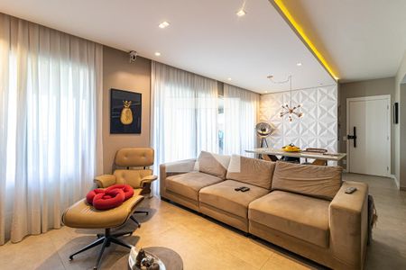 Sala de apartamento para alugar com 3 quartos, 134m² em Vila Anastácio, São Paulo