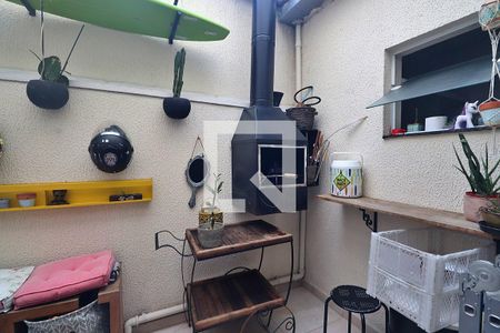 Varanda da Sala de apartamento à venda com 2 quartos, 65m² em Santa Maria, Santo André