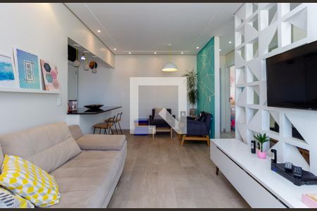 Sala de apartamento à venda com 3 quartos, 78m² em Vila Bertioga, São Paulo