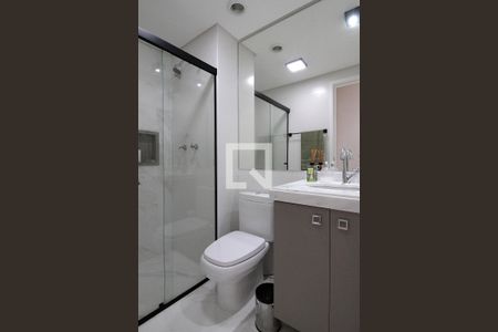 Banheiro de apartamento à venda com 1 quarto, 62m² em Santa Efigênia, São Paulo