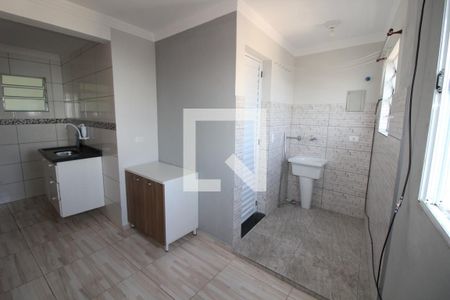 Cozinha/Sala de apartamento para alugar com 1 quarto, 17m² em Vila Alzira, São Paulo